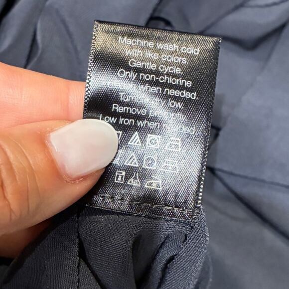 Norma Kamali Charcoal Jersey Shirt Dress XL - Picture 6 of 8